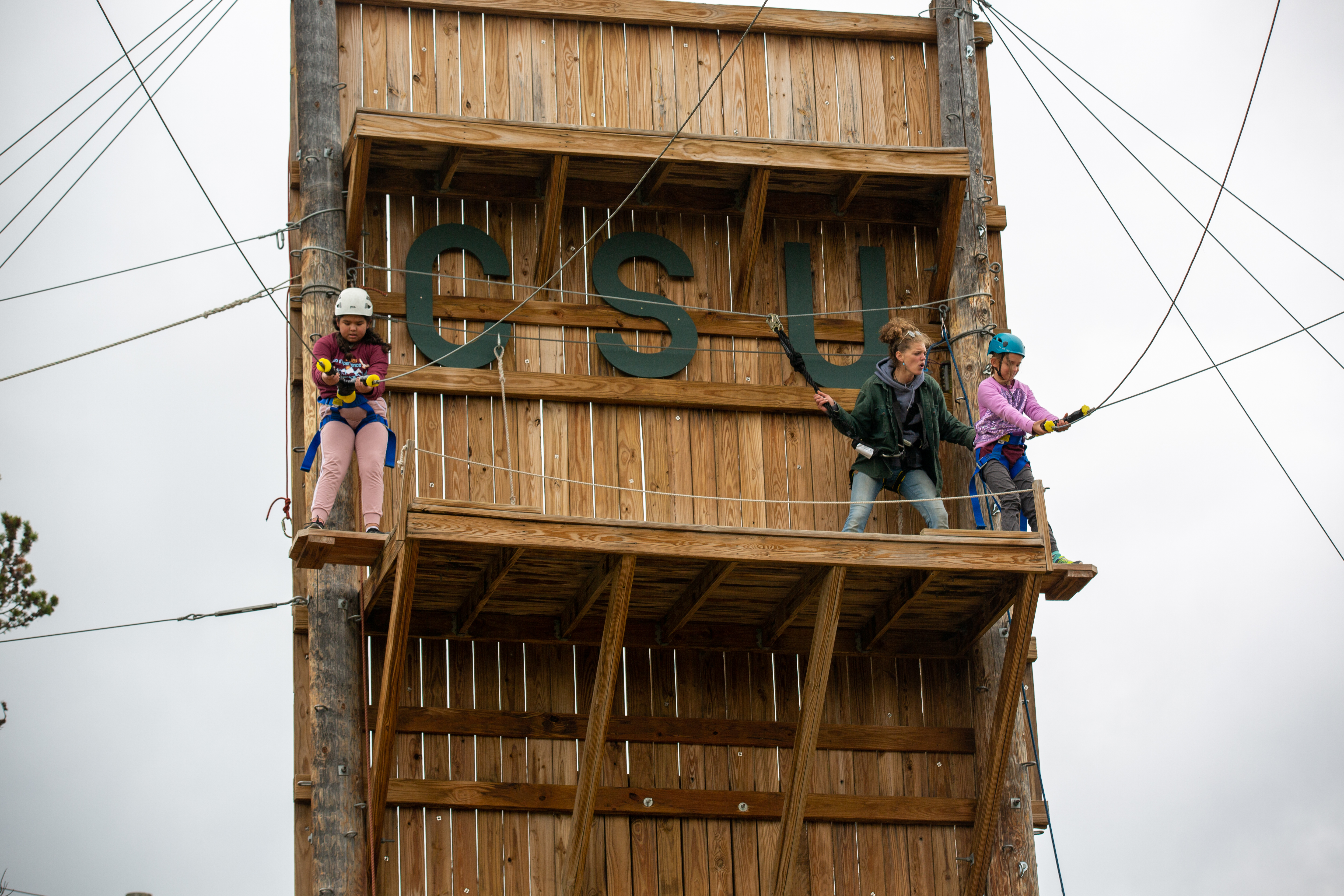 eco week ropes course