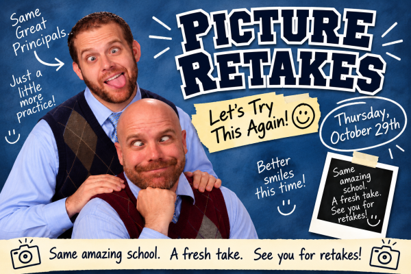 Dr. Martin and Mr. Joyal on Picture Day