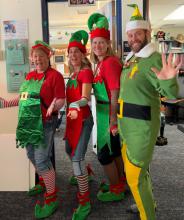 happy holidays from the office elves