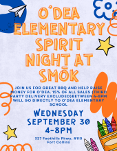 Colorful elementary elements for Smok fundraiser